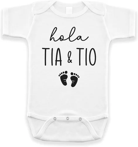 Anuncio de embarazo de Hola Tia y Tio para tía y tío
