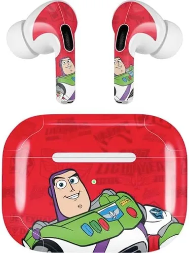 Miniatura 9 de Skinit Calcomanía de audio compatible con Apple AirPods Pro, diseño oficial de Disney Toy Story Sheriff Woody