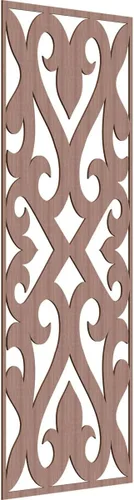 Miniatura 139 de Keene Paneles de pared decorativos de madera con calado, 9 3/8 pulgadas de ancho x 24 3/8 pulgadas de alto x 1/4 de alto, roble rojo rojo (Red Oak)