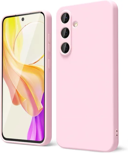 Miniatura 373 de oakxco Funda para teléfono Samsung Galaxy S21 Ultra con agarre de silicona líquida, bonita funda delgada y delgada de goma suave de TPU lisa