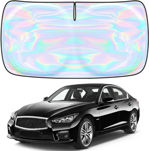 Miniatura 55 de Parasol para parabrisas Rivian R1S R1T 2022-2026 – Parasol compatible con Rivian R1S R1T plegable para ventana delantera, protector de visera solar