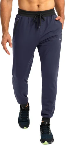Pudolla Pantalones deportivos de forro polar para hombre, pantalones deportivos suaves y cálidos para invierno, para gimnasio, entrenamiento, con