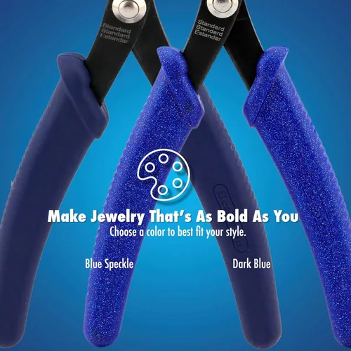 Miniatura 6 de Herramienta de Crimpado Beadalon Estándar - Compatible con Cuentas de Engaste #1-3, Tubos de Engaste #2-3, Azul Oscuro, 13.3 cm / 5.25 in
