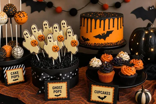Miniatura 3 de Fantasma con calabaza Lollipop Chocolate Candy Mold Halloween 911