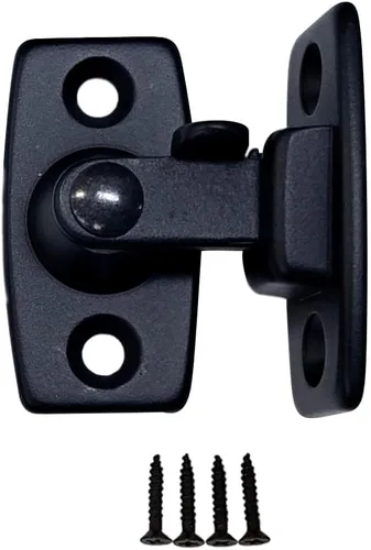 Miniatura 15 de QCAA Barra de obturador/pestillo de puerta de latón macizo, 7/8" x 2-3/32", latón pulido, paquete de 2, fabricado en Taiwán