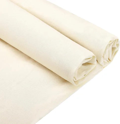 10 yardas x 160 cm de tela de muselina de algodón natural sin blanquear, tela de algodón natural blanqueada o sin blanquear, tela de muselina para