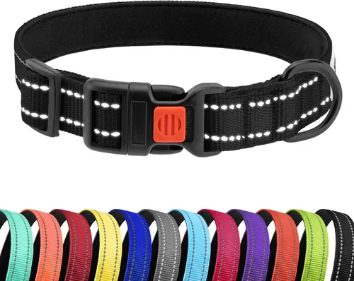Miniatura 57 de CollarDirect - Collar de seguridad reflejante para perro, con hebilla ajustable de nailon, para perros pequeños, medianos, grandes, en color rosa