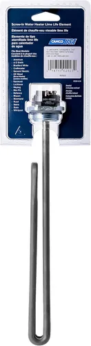 Miniatura 9 de Camco 02923 4500W 240V Elemento calefactor de agua plegable con tornillos, con doblez anticalcáreo - Ultra baja densidad de vatios, Hierro, 4500W