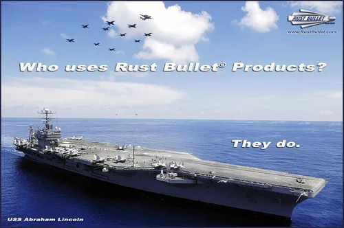 Miniatura 8 de RUST BULLET Industrial - Gris metálico - 1/4 pinta - Revestimiento preventivo de óxido para proyectos industriales, marinos, domésticos y agrícolas