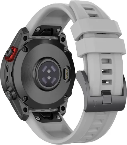 REYDA Correa de silicona compatible con Garmin Fenix 8 Pro 1.850 in/8 1.850 in/E 1.850 in, 0.866 in, correa de reloj de ajuste rápido de silicona
