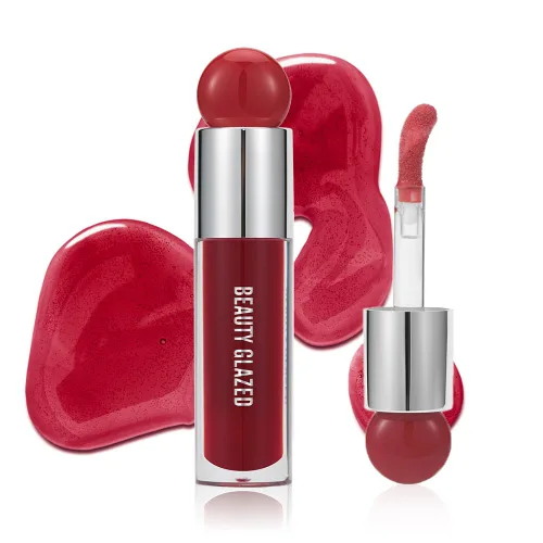 Miniatura 9 de Beauty Glazed Variedad de colores - Aceite labial ultra hidratante y nutritivo antiadherente, acabado brillante suave, lujoso aceite de brillo