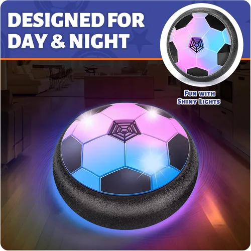 Miniatura 6 de Officygnet Hover Soccer Ball para Niños, Juguetes de Interior Regalos para Niños de 6, 7, 8, 9, 10, 11, 12 Años de Edad, Juguetes de Fútbol Flotante