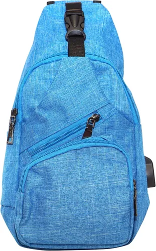 Miniatura 86 de Nupouch Mochila cruzada antirrobo, carga USB, mochila ligera para viajes, senderismo, todos los días