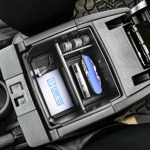 Miniatura 2 de EDBETOS Bandeja organizadora de consola central compatible con Jeep Wrangler JK/JKU 2011-2018 Rubicon Sport Sahara Accesorios Reposabrazos Guantera