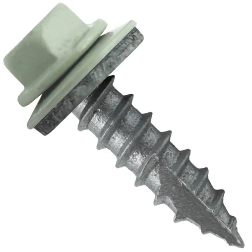 Miniatura 15 de HERR #14 CHARCOAL Tornillo de techo de chapa metálica de cabeza hexagonal: 250 tornillos x 1
