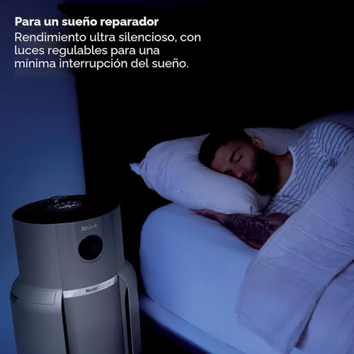 Miniatura 10 de Purificador de aire Shark para el hogar, NeverChange Max, 1,300 pies cuadrados para habitación grande, cocina, oficina en casa, filtro que supera
