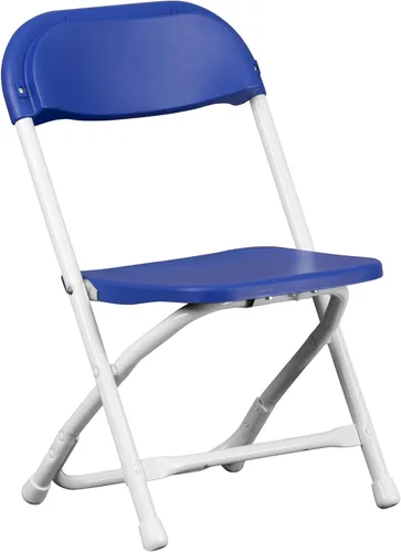Miniatura 20 de Flash Furniture Paquete de 2 sillas plegables de plástico negro para niños