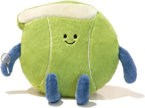 Miniatura 10 de Linda Almohada de Béisbol Suave Animal de Peluche de Béisbol Almohadas Deportivas, 17.7" Regalos de Juguete de Peluche Únicos para Adolescentes