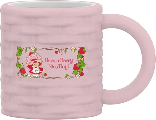 Miniatura 35 de Silver Buffalo Strawberry Shortcake Bake the World a Better Place - Taza ancha de cerámica con leche, 17 onzas
