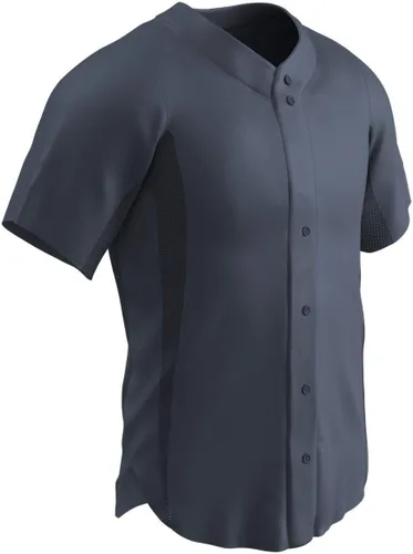Miniatura 6 de Champro Camiseta de béisbol de media manga con botón completo para hombre