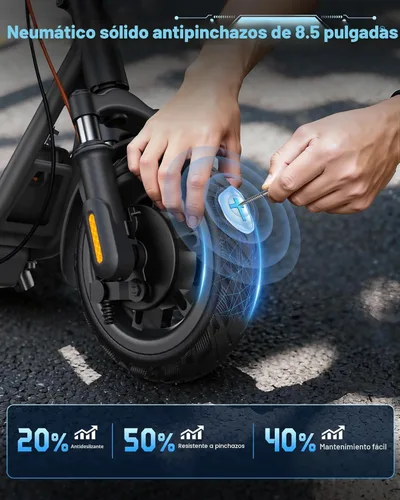 Miniatura 7 de MEGAWHEELS Electric Scooter Negro oscuro