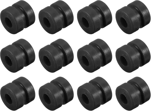 MECCANIXITY Bolas de goma antivibración RC para control remoto F4 F7 controlador de vuelo M2x4mm bolas de absorción de impactos (negro), paquete de