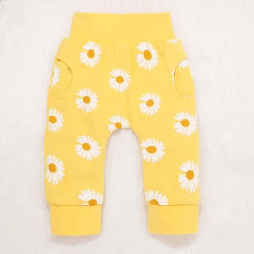 Miniatura 7 de Ropa para bebé, 3 piezas de manga larga, lindo conjunto de camisetas y pantalones para niños pequeños