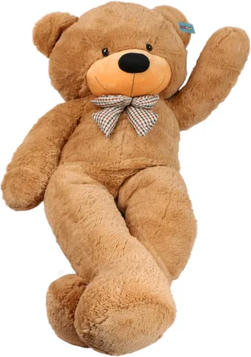 Miniatura 2 de Joyfay Oso de peluche gigante de 63 pulgadas, color marrón claro, enorme 5.25 pies, oso de peluche, regalo grande de San Valentín
