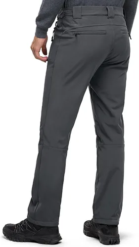 Miniatura 3 de 33,000ft Pantalones de esquí de invierno para hombre, con forro polar, cálidos, impermeables, aislados para snowboard, trabajo al aire libre