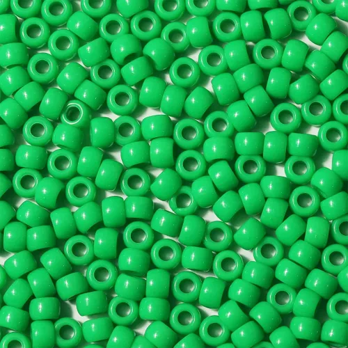 Miniatura 32 de 1000 cuentas de pony negras de 0.236 x 0.32 pulgadas para pulseras, trenzas de pelo y manualidades de bricolaje, solo para uso en manualidades