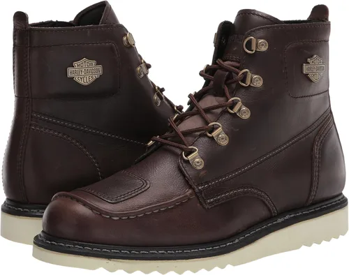 Miniatura 7 de HARLEY-DAVIDSON FOOTWEAR Botas de motocicleta Hagerman para hombre, Fossil Brown