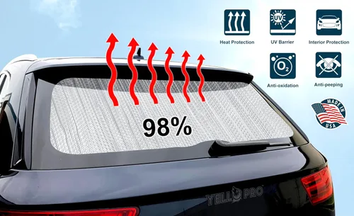 Miniatura 2 de Parasol para ventana trasera para portón trasero para Mercedes Benz Metris Van 2016, 2017, 2018, 2019, 2020, 2021, 2022, 2023, 2024, Mercedes Benz