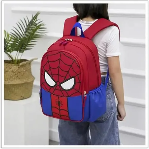 Miniatura 6 de JBin Rich Mochila para niños pequeños, mochila roja preescolar para niños y niñas de 2 a 8 años, Rojo -, Medium