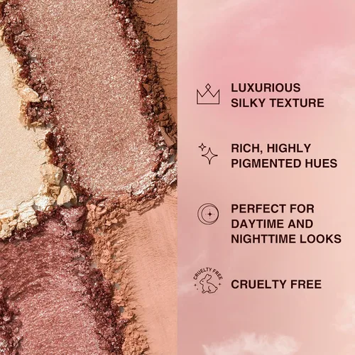 Miniatura 22 de SELESTIA BEAUTY Paleta de sombra de ojos de maquillaje Mother of Lights - 12 tonos mezclables con acabados mate y brillante - Paleta de sombras