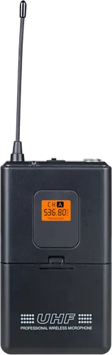 Miniatura 4 de Sistema de micrófono inalámbrico 6 canales Lavalier Mic Bodypacks Auriculares de solapa Frecuencia B Boda Fiesta Reunión Escuela Iglesia Conferencia