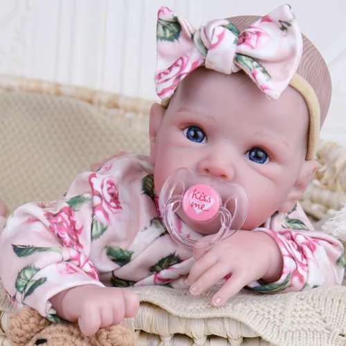 Miniatura 16 de EKOKIZ Ropa de muñecas Reborn para bebé, ropa de bebé niño perfectamente lindos, trajes de muñecas recién nacidas de 17 a 20 pulgadas, accesorios
