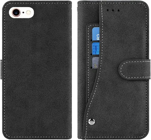 Miniatura 6 de Funda compatible con iPhone 6plus 6splus 6/6s Plus y protector de pantalla de vidrio templado, funda para tarjetero/tarjetero, fundas para teléfono