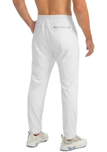 Miniatura 3 de G Gradual Pantalones deportivos para hombre con bolsillos con cremallera, pantalones deportivos cónicos para entrenamiento, correr, correr
