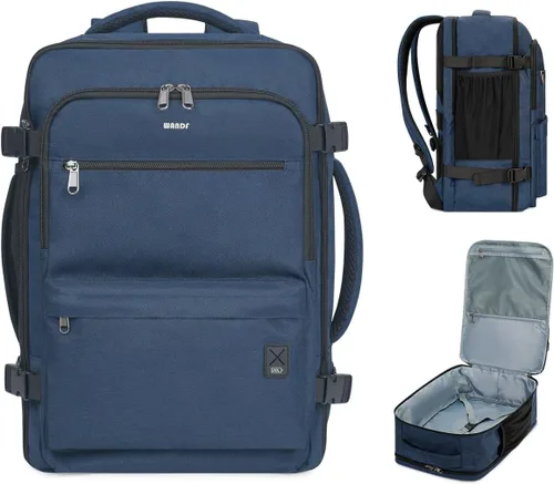 Miniatura 11 de WANDF Mochila de viaje para Spirit Airlines bolsa de artículos personales de 18 x 14 x 8 pulgadas con bolsillo húmedo, mochila para portátil de 17