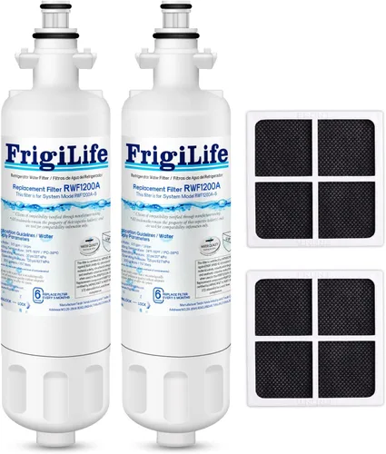 9690 y ADQ36006101 Reemplazo para LG LT700P Kenmore Elite 46-9690, ADQ36006102, HDX FML-3, LFX28968ST RWF1200A LFXS30766S LFX31945ST Filtro de agua
