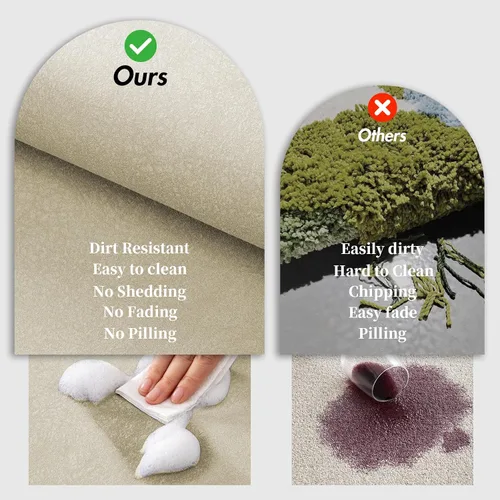 Miniatura 6 de RUERYA Tierra de Diatomeas Alfombras de Baño 23.6 x 15.7 pulgadas, Secado Rápido Súper Absorbente Base de Goma Antideslizante Alfombra de Baño