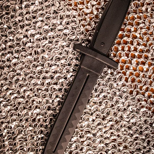 Miniatura 2 de MASTER USA Espada de práctica de entrenamiento, polipropileno negro, fabricada en Taiwán (E420-PP)