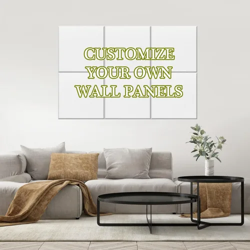 Paneles de pared personalizados insonorizados, paneles acústicos personalizados, arte de pared, carga tu propia obra de arte, panel decorativo