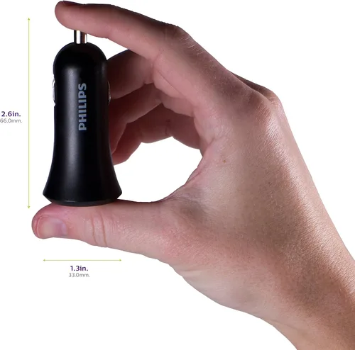 Miniatura 5 de Philips Cargador de coche USB C de 27 W, adaptador de carga USB para encendedor de cigarrillos, cargador de teléfono para iPhone 16 Series, 15