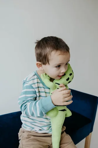 Miniatura 6 de The Petting Zoo Green Tree Monitor de peluche, regalos para niños, animales reptiles salvajes Onez, juguete de peluche de monitor de árbol verde, 22