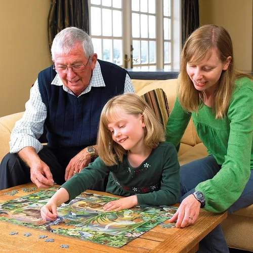 Miniatura 3 de Cobble Hill Family Piece's 350 Puzzle - River Magic - Muestra de póster incluido