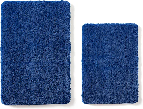 Miniatura 3 de YHF - Juego de 2 alfombras de baño de microfibra extra gruesa y suave, peludas, lavables a máquina, alfombras de baño absorbentes, alfombrilla