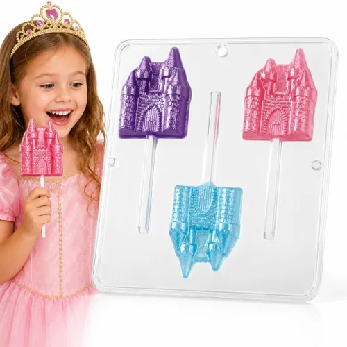 Miniatura 8 de Molde de chocolate Princess Castle Lollipop 3378