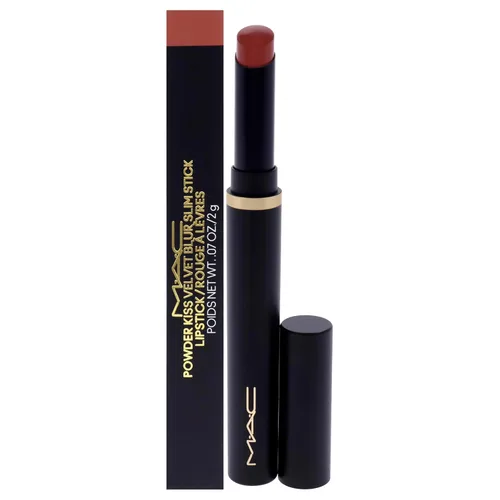 Miniatura 6 de Powder Kiss Velvet Blur Slim Stick - Rose Mary por MAC para mujer, lápiz labial de 0.7 onzas Arándano