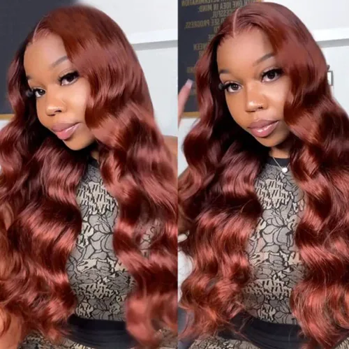Miniatura 25 de Peluca Rubia Miel Cabello Humano Body Wave 13x6 Encaje Frontal Pelucas de Cabello Humano Para Mujeres Negras 22 Pulgadas
